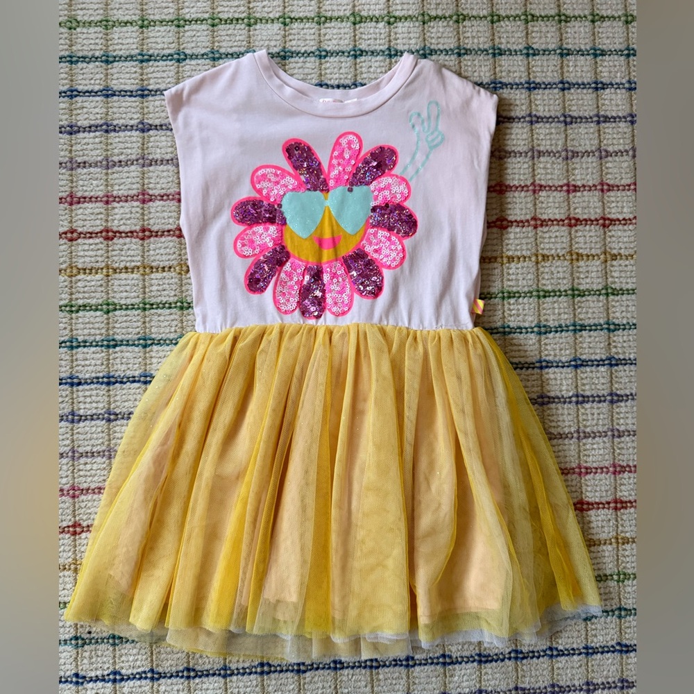 Billieblush Sunshine Pink and Yellow Girls Dress